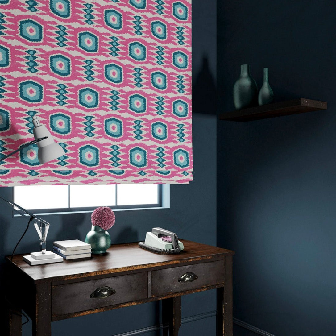 Linwood Casper Candy Pink FR Made to Measure Curtains