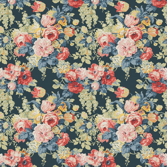 Linwood Albertine Charcoal FR Made to Measure Curtains