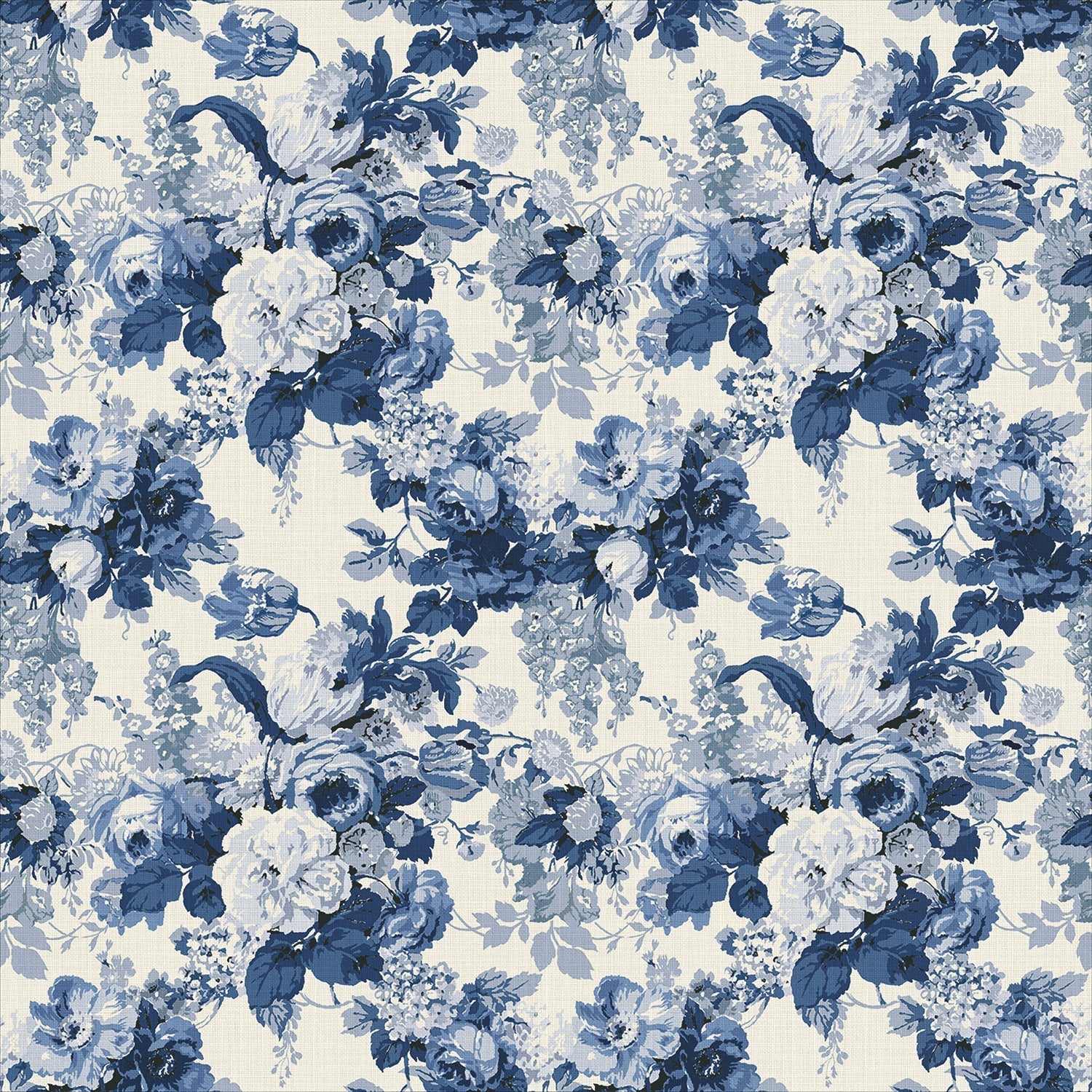 Linwood Albertine Classic Blue Made to Measure Curtains