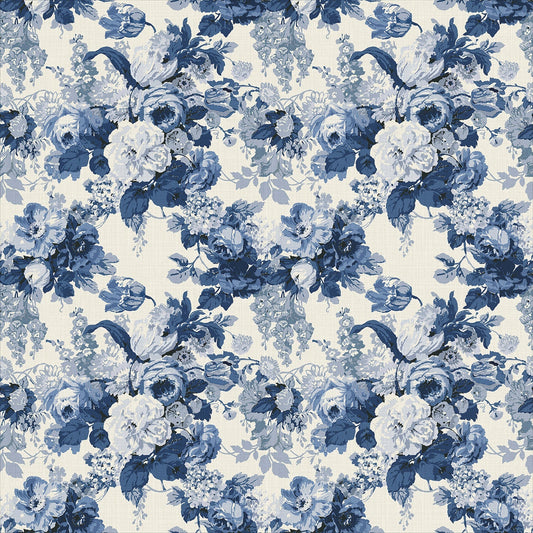Linwood Albertine Classic Blue Made to Measure Curtains