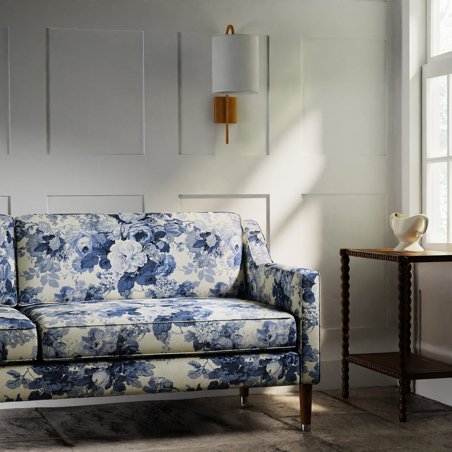 Linwood Albertine Classic Blue Made to Measure Curtains