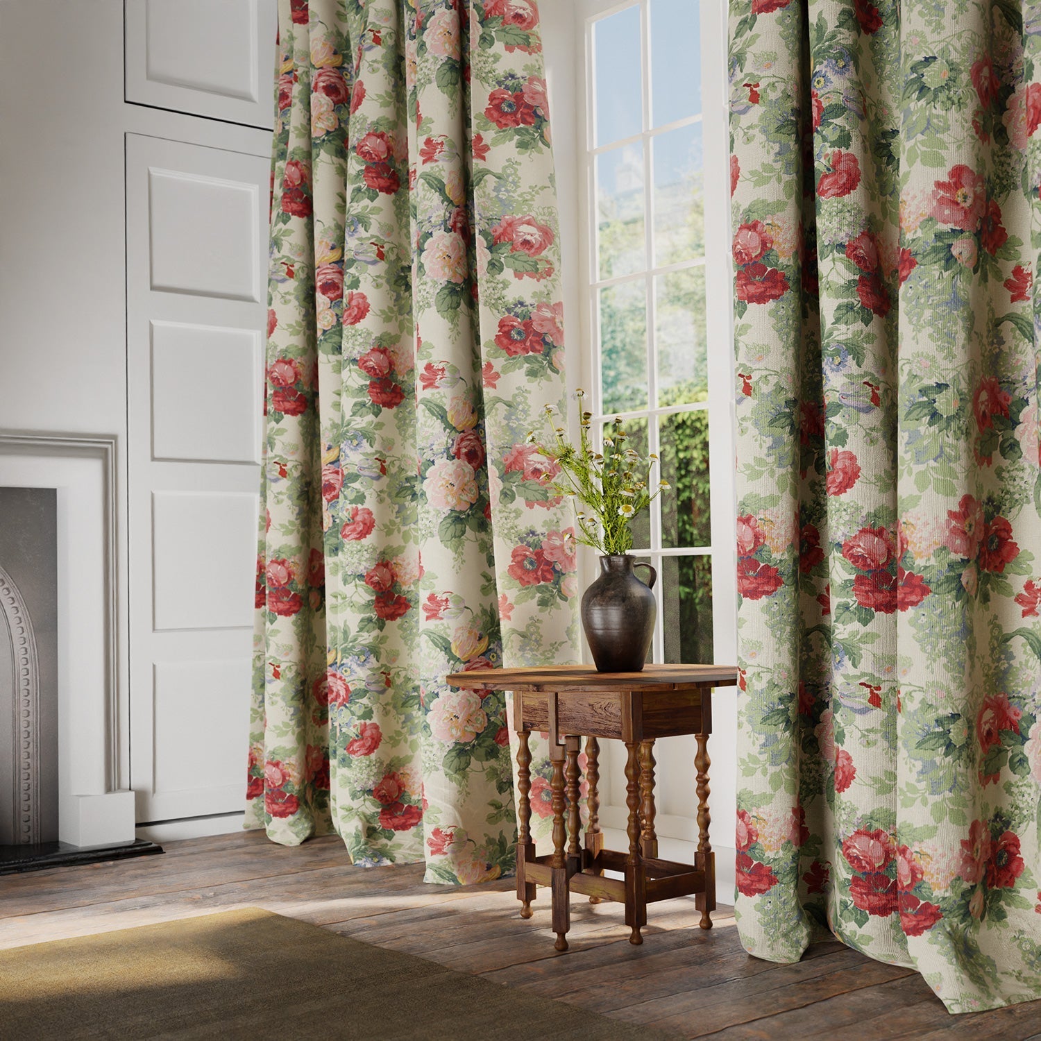 Linwood Albertine Classic Rose Made to Measure Curtains