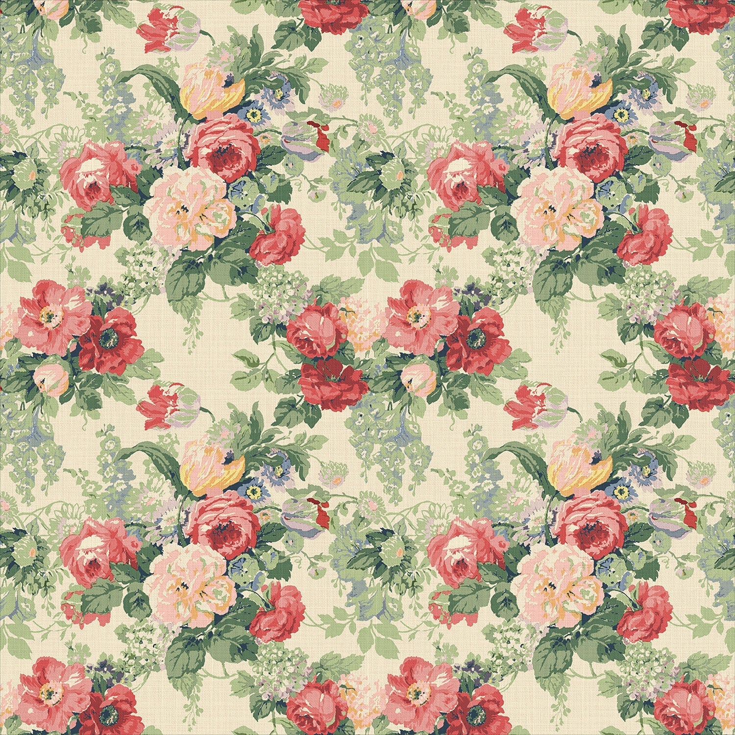 Linwood Albertine Classic Rose FR Made to Measure Curtains