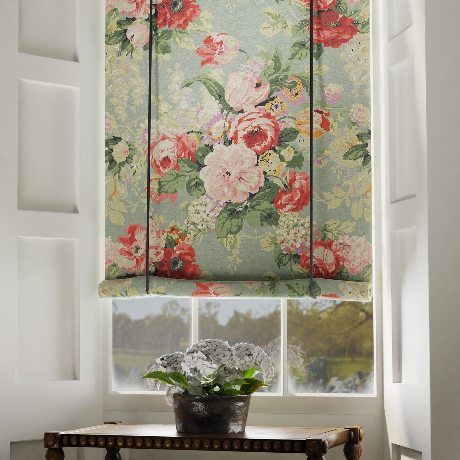 Linwood Albertine Grey Skies Made to Measure Curtains