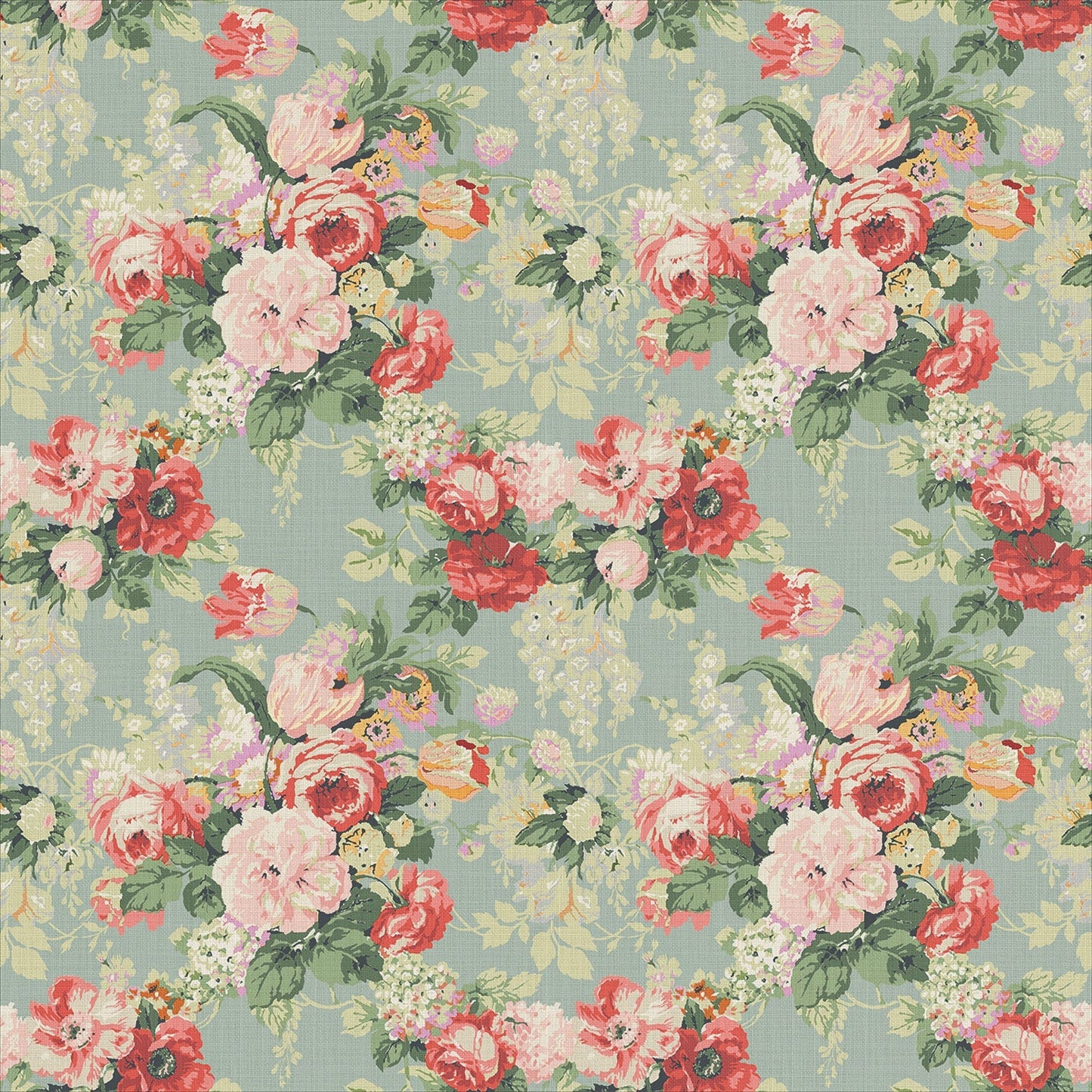 Linwood Albertine Grey Skies FR Made to Measure Curtains