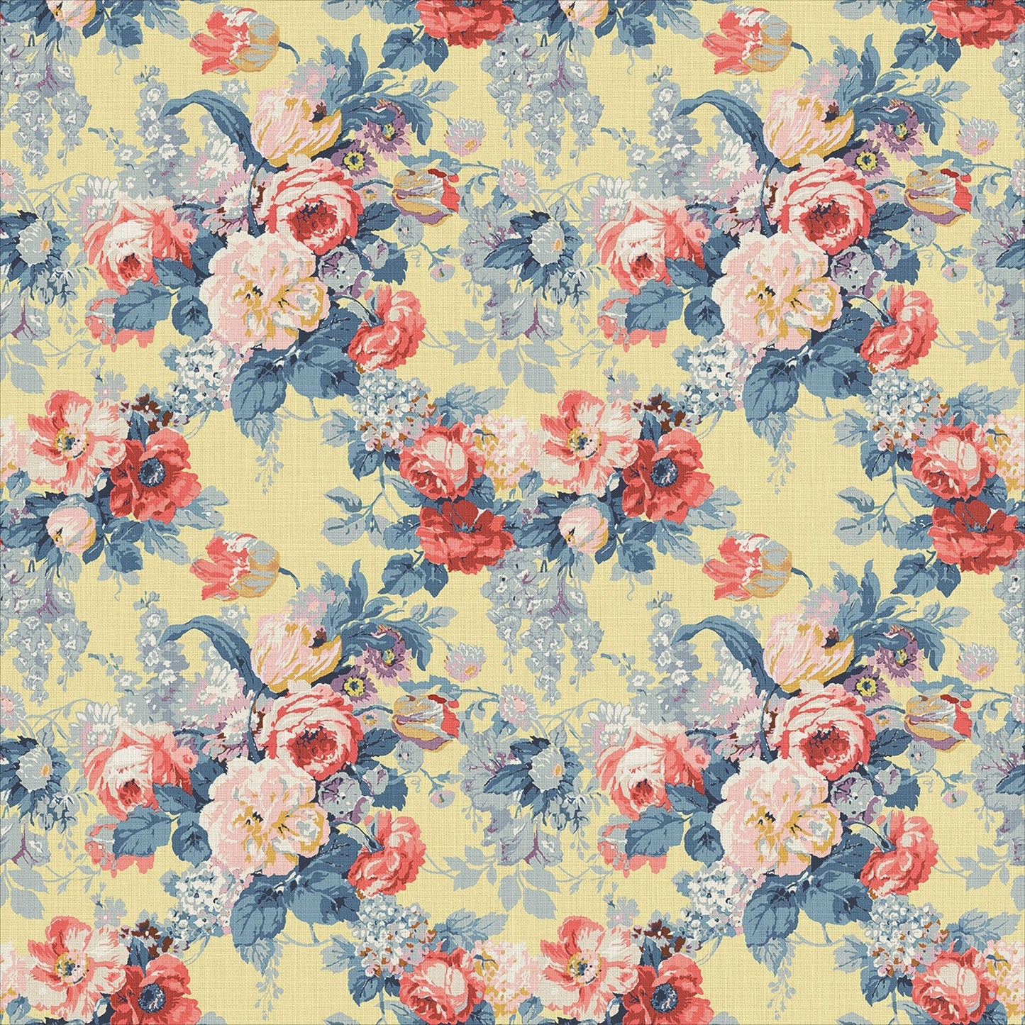 Linwood Albertine Lemon Yellow Made to Measure Curtains