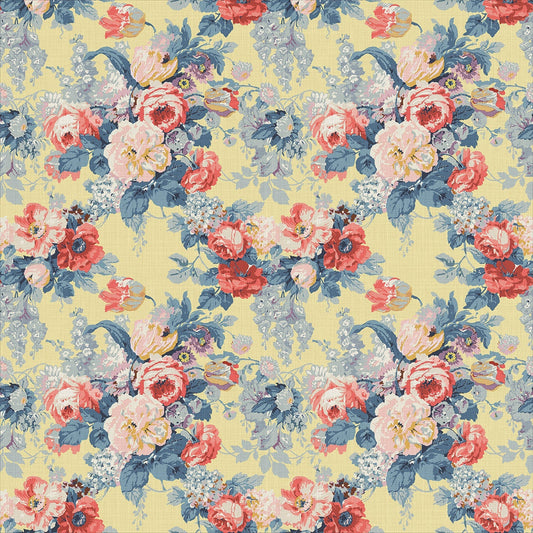 Linwood Albertine Lemon Yellow Made to Measure Curtains