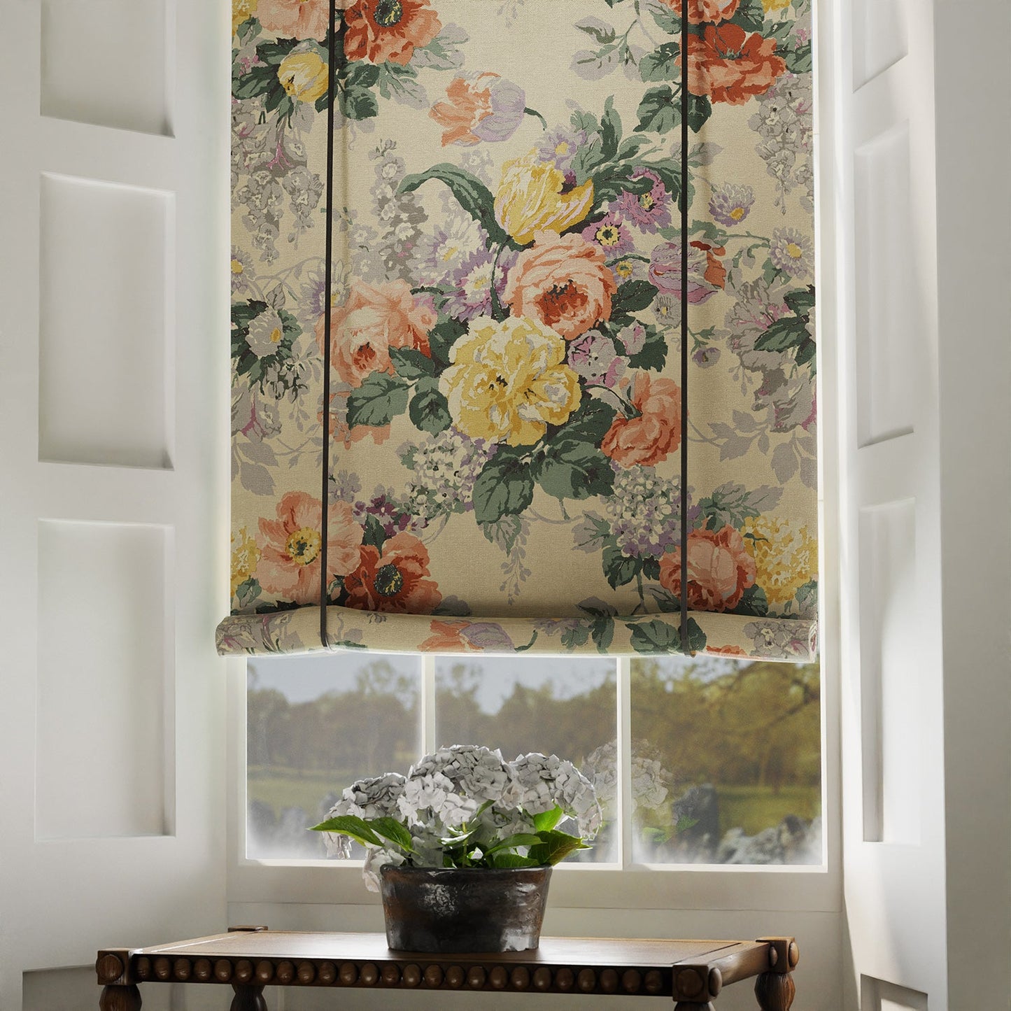 Linwood Albertine Summer Rose FR Made to Measure Curtains