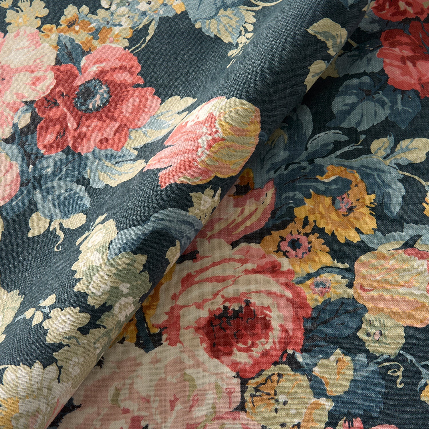 Linwood Albertine Charcoal FR Made to Measure Curtains