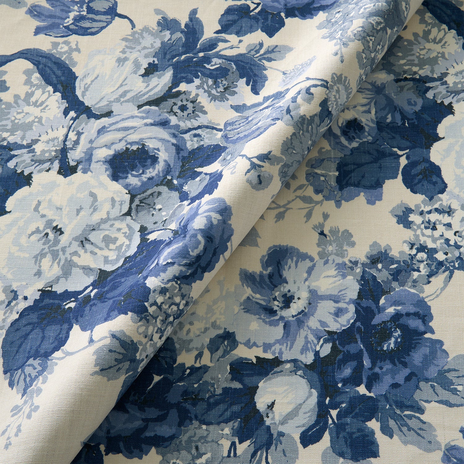 Linwood Albertine Classic Blue Made to Measure Curtains