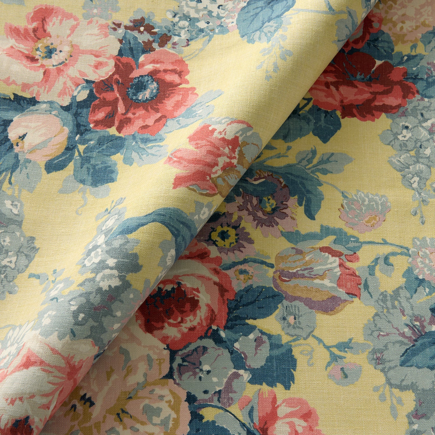 Linwood Albertine Lemon Yellow Made to Measure Curtains