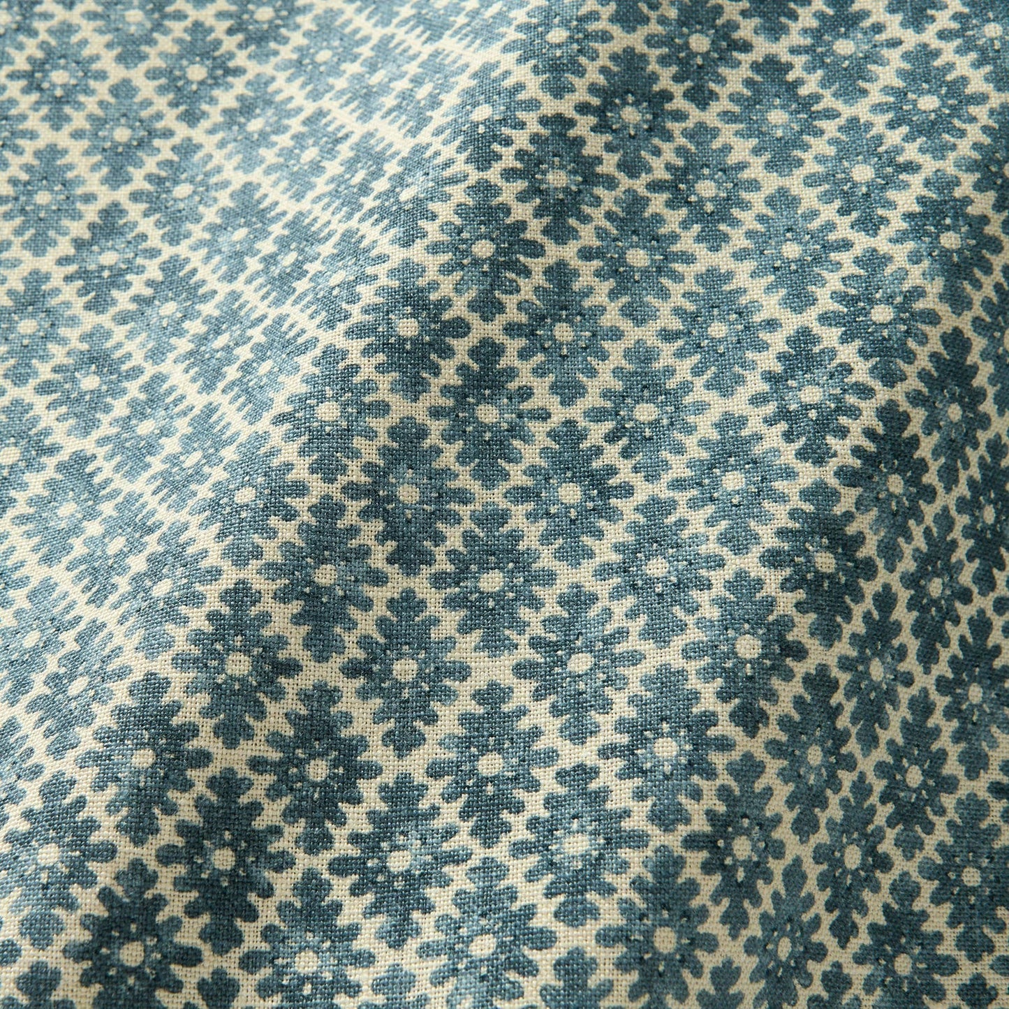 Linwood Ashfield Harbour Blue FR Made to Measure Curtains