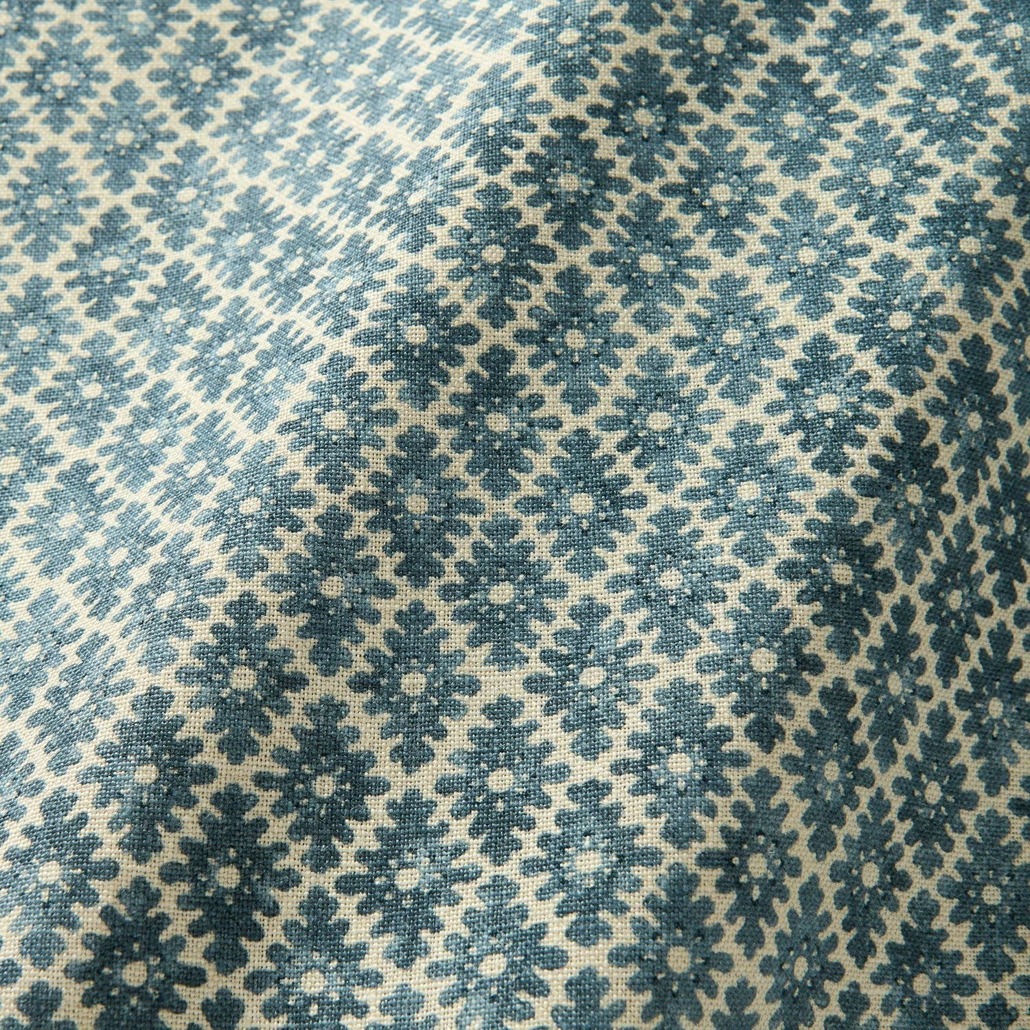 Linwood Ashfield Harbour Blue FR Made to Measure Curtains