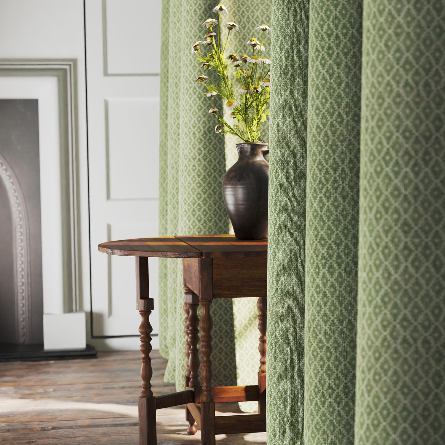 Linwood Ashfield Pear Made to Measure Curtains