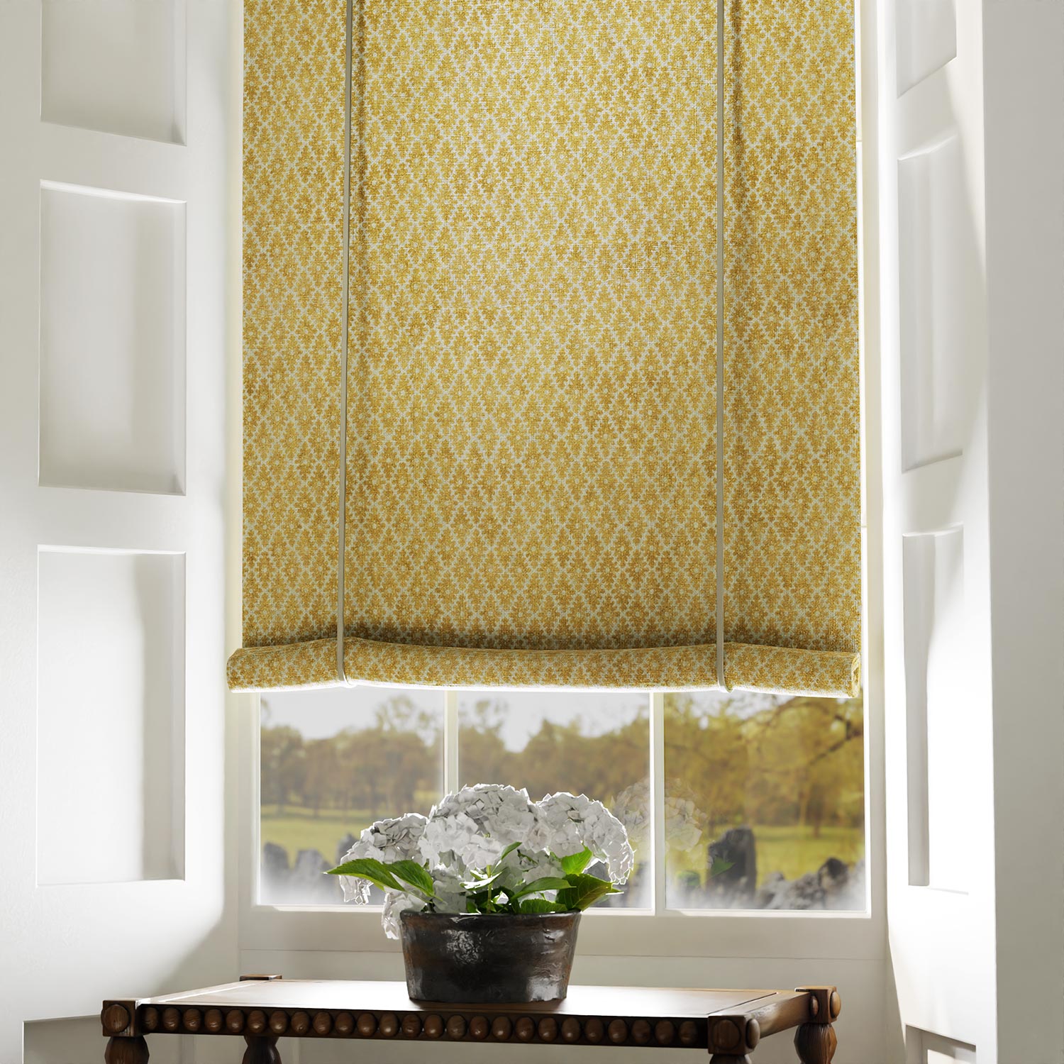 Linwood Ashfield Saffron Made to Measure Curtains