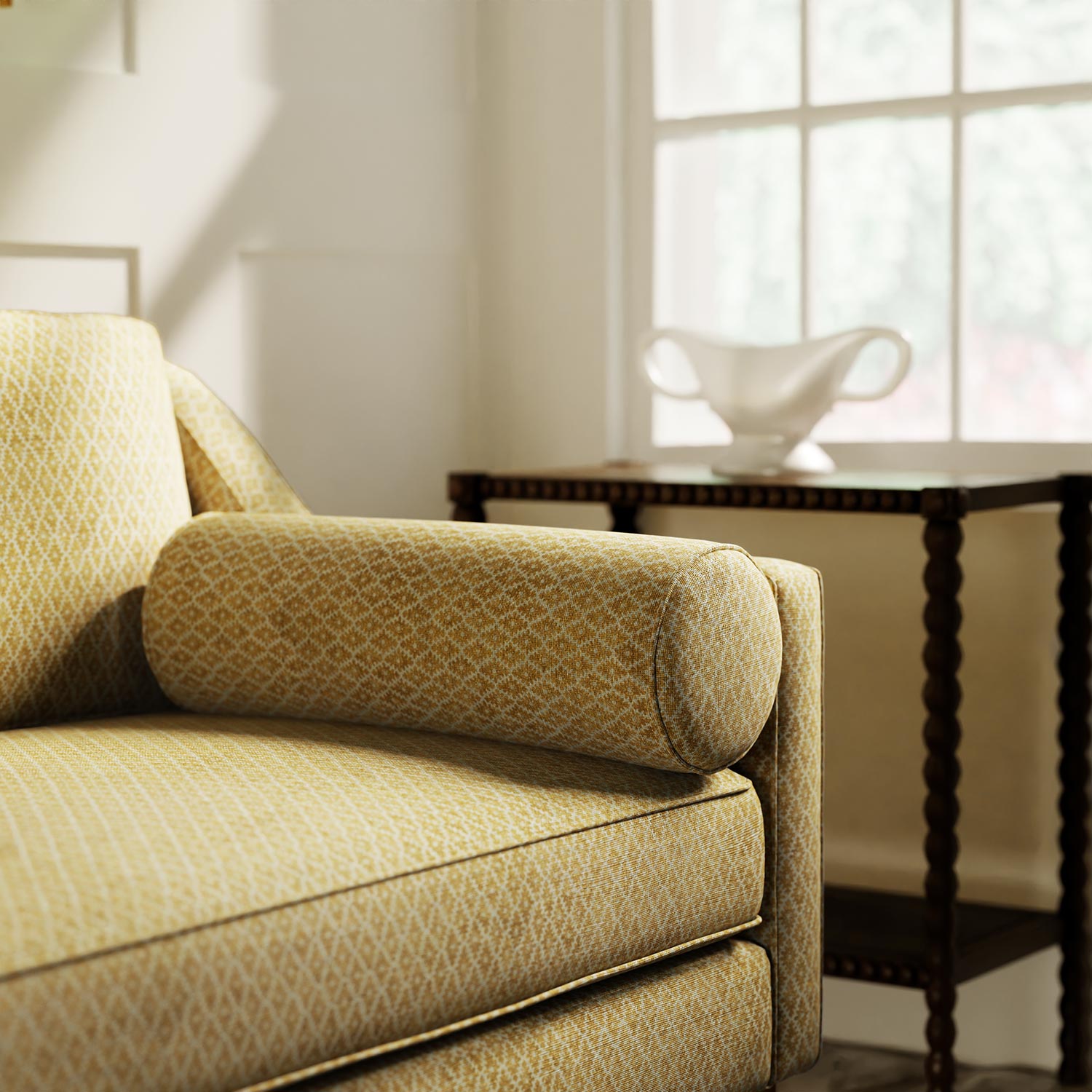 Linwood Ashfield Saffron Made to Measure Curtains