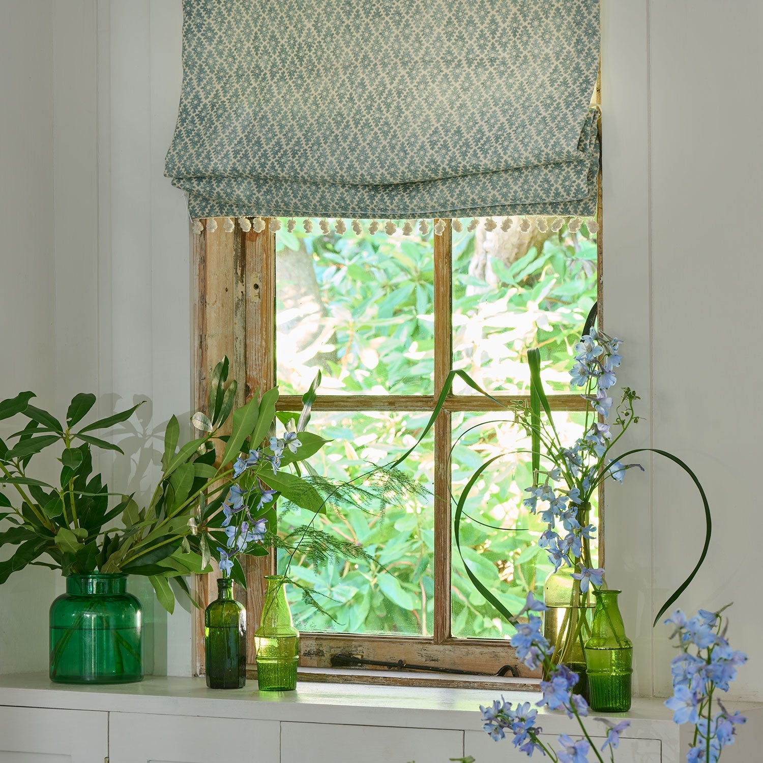 Linwood Ashfield Sea Green Made to Measure Curtains