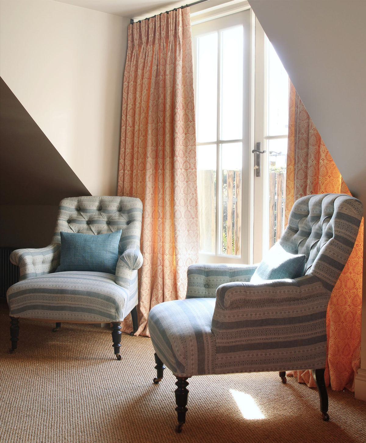 Kate Forman Ahlia Burnt Orange Made to Measure Roman Blinds – image 3