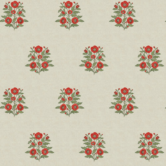Chess Alscot Poppy Made to Measure Curtains