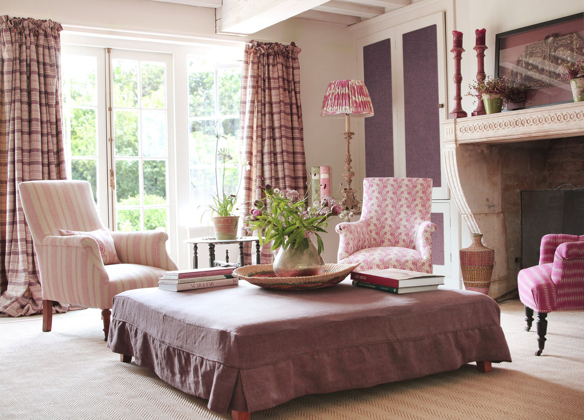 Kate Forman Anoushka Aubergine Made to Measure Roman Blinds – image 2