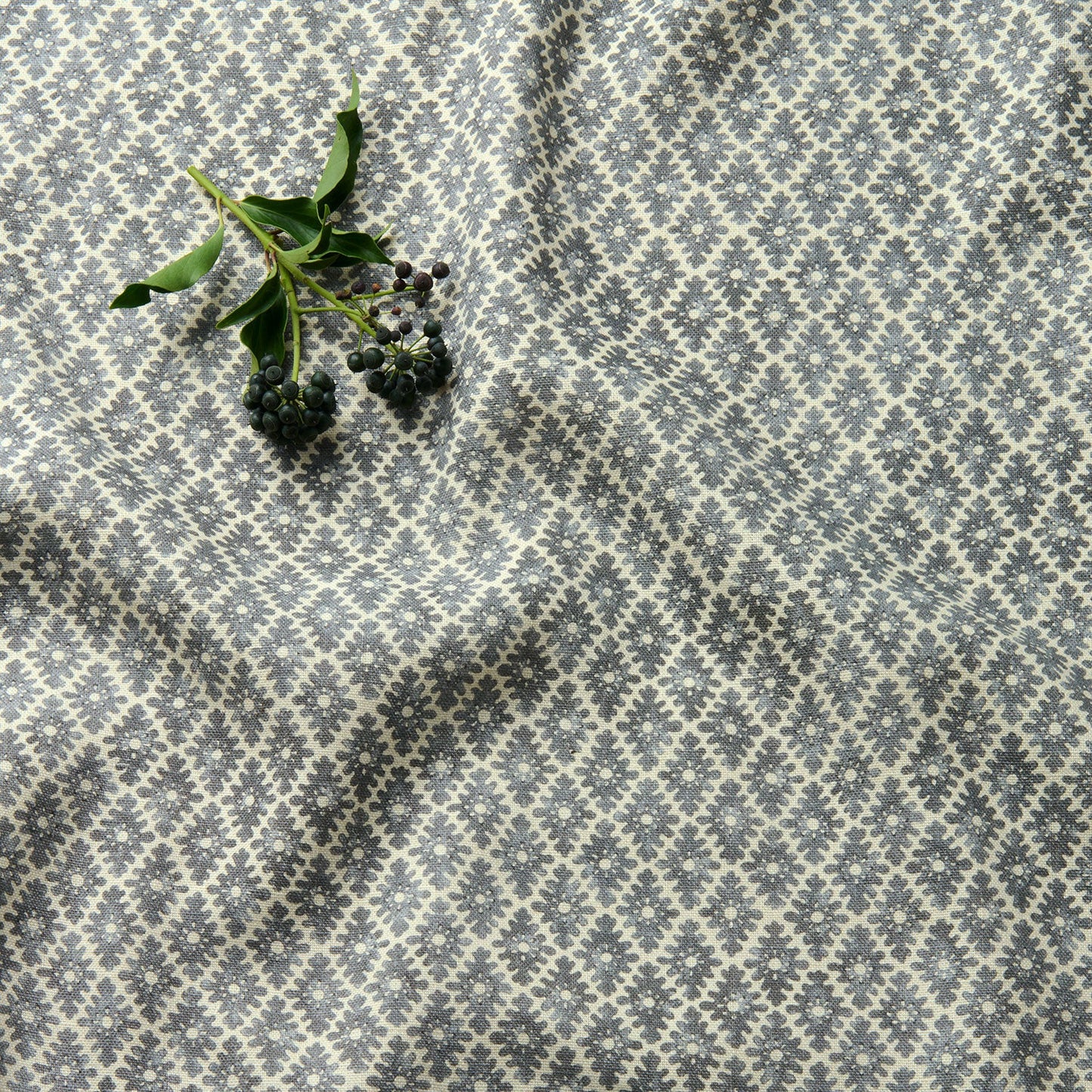 Linwood Ashfield Steel Blue FR Made to Measure Curtains
