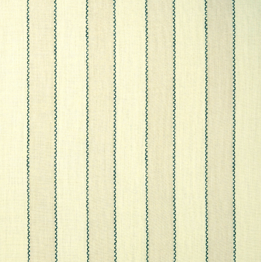 Audrey in lola stripe collection neutral stripe fabric by linwood cooshy 