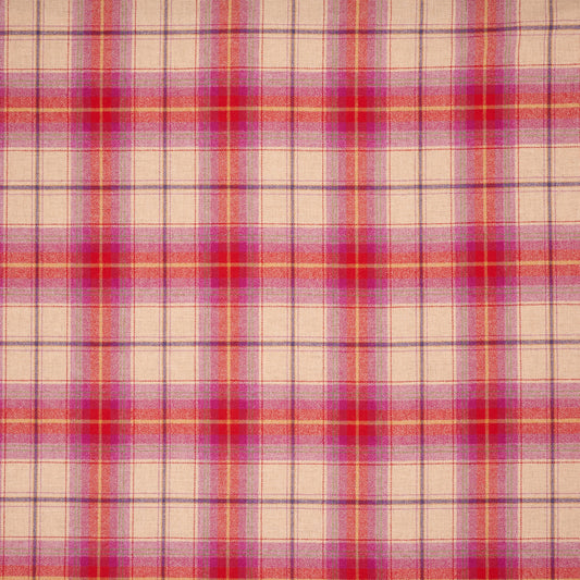 Chess Balmoral Blackcurrant Made to Measure Curtains