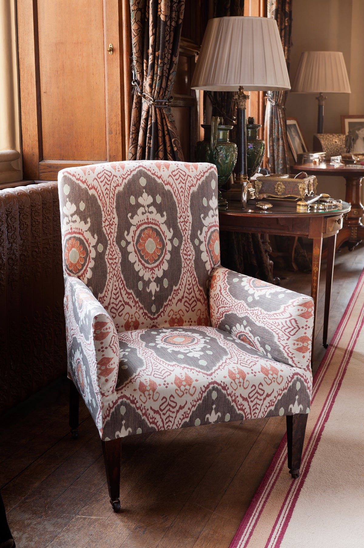 Lewis & Wood Bukhara Nutmeg Made to Measure Curtains – lifestyle photograph