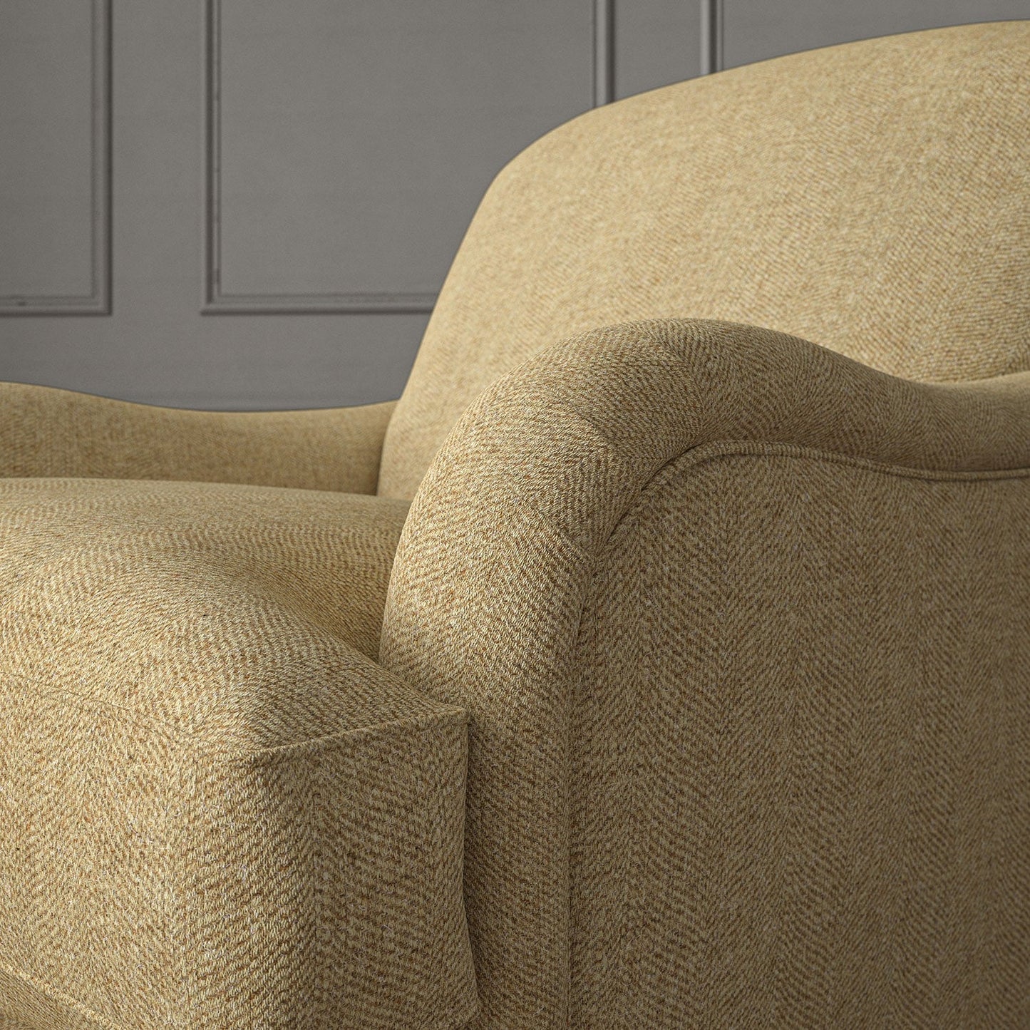 Linwood Foss Biscuit FR Made to Measure Curtains