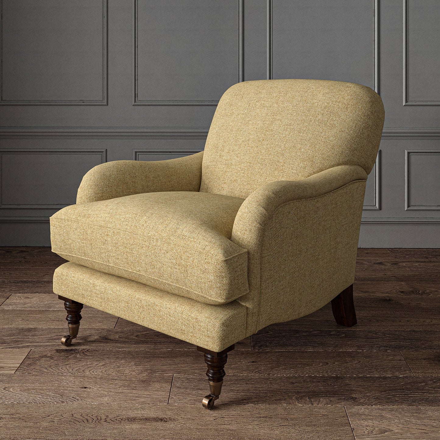 Linwood Foss Biscuit FR Made to Measure Curtains