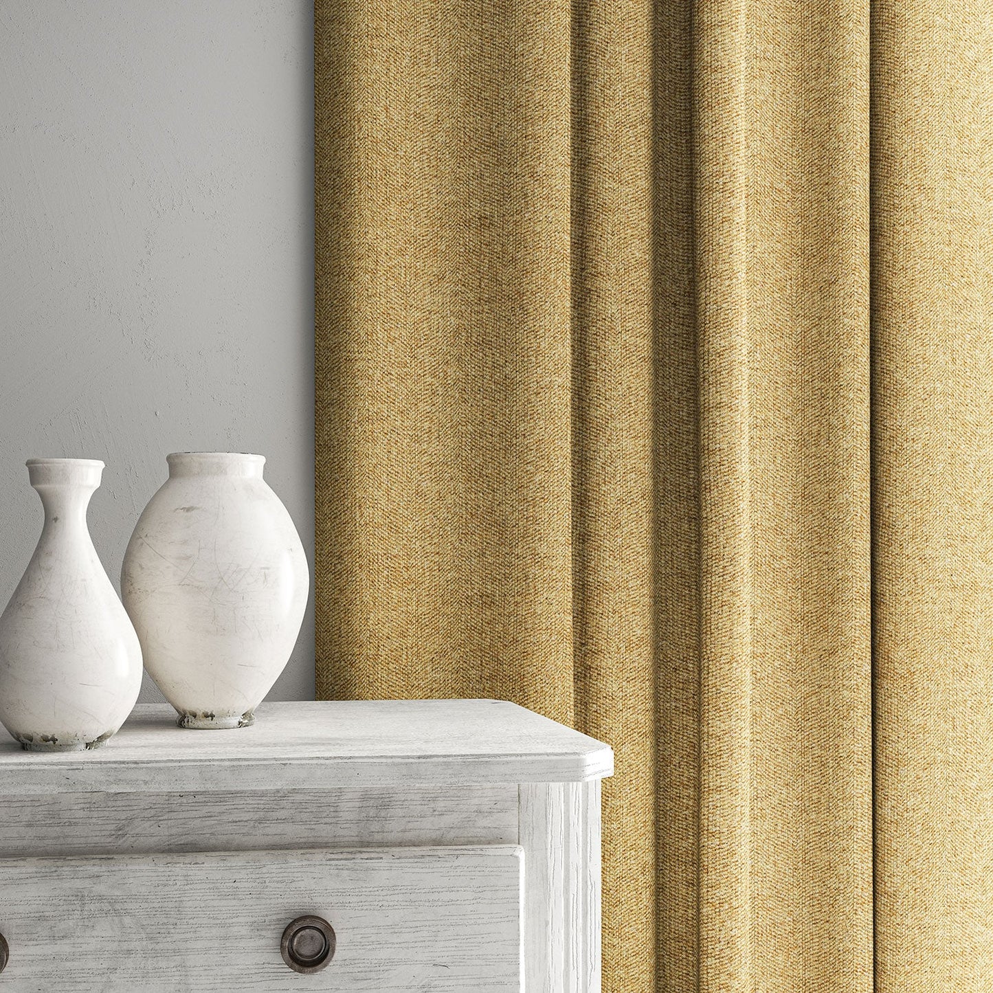 Linwood Foss Biscuit FR Made to Measure Curtains