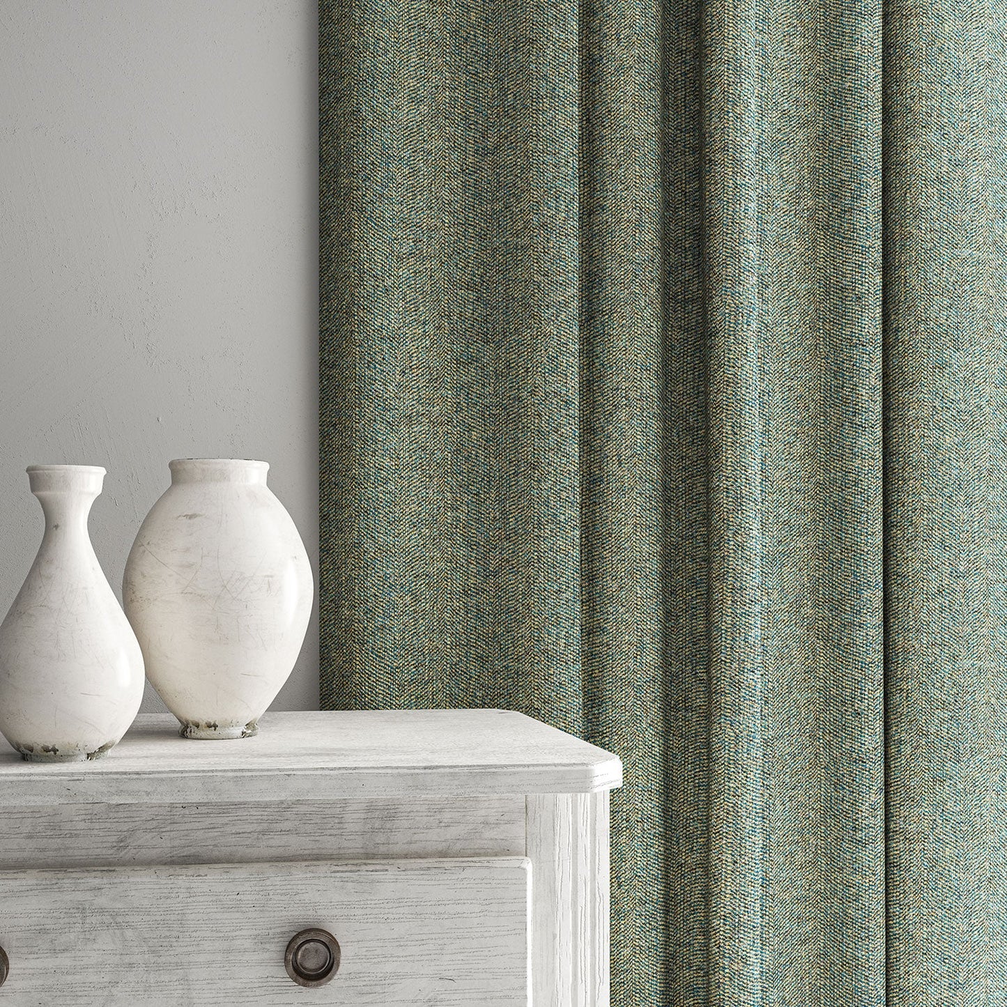 Linwood Foss Delft FR Made to Measure Curtains