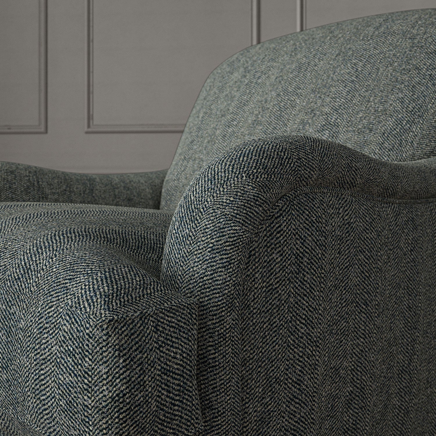 Linwood Foss Indigo FR Made to Measure Curtains