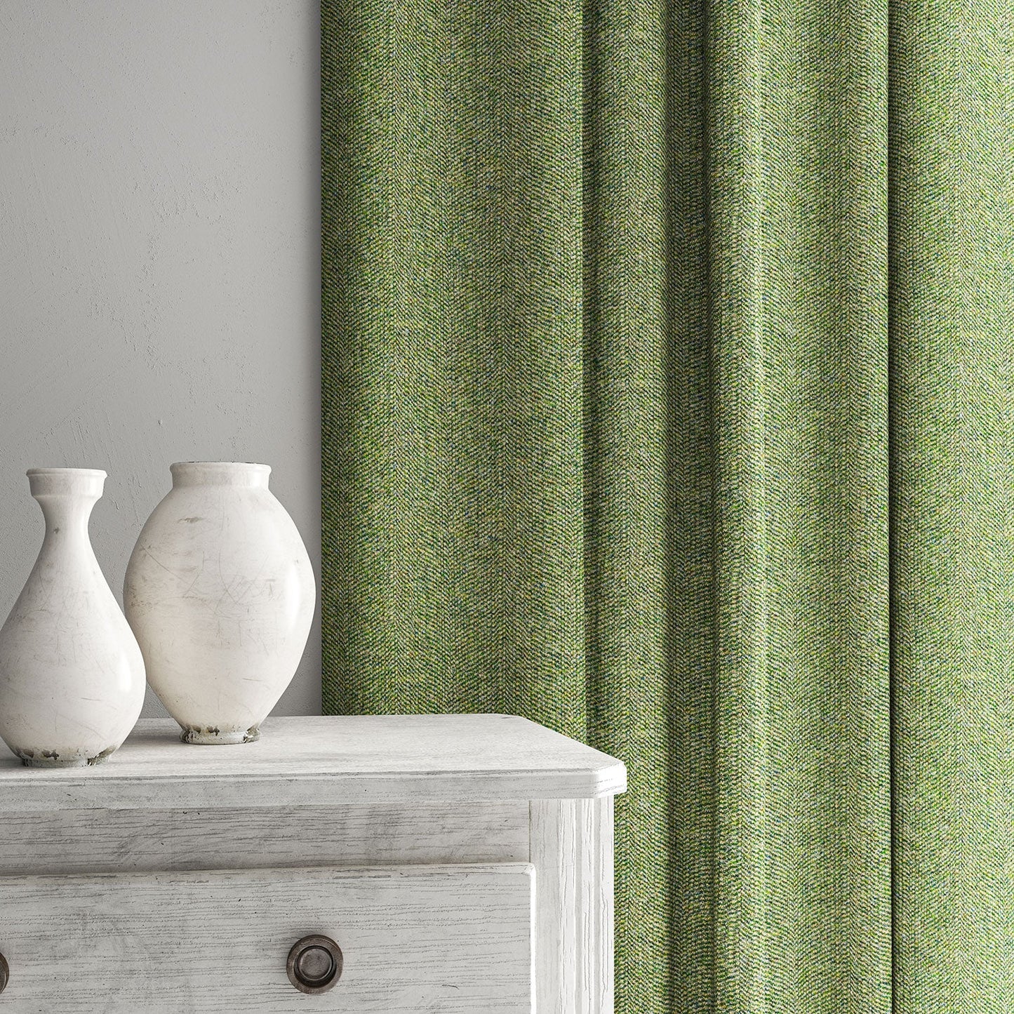 Linwood Foss Limegrass FR Made to Measure Curtains