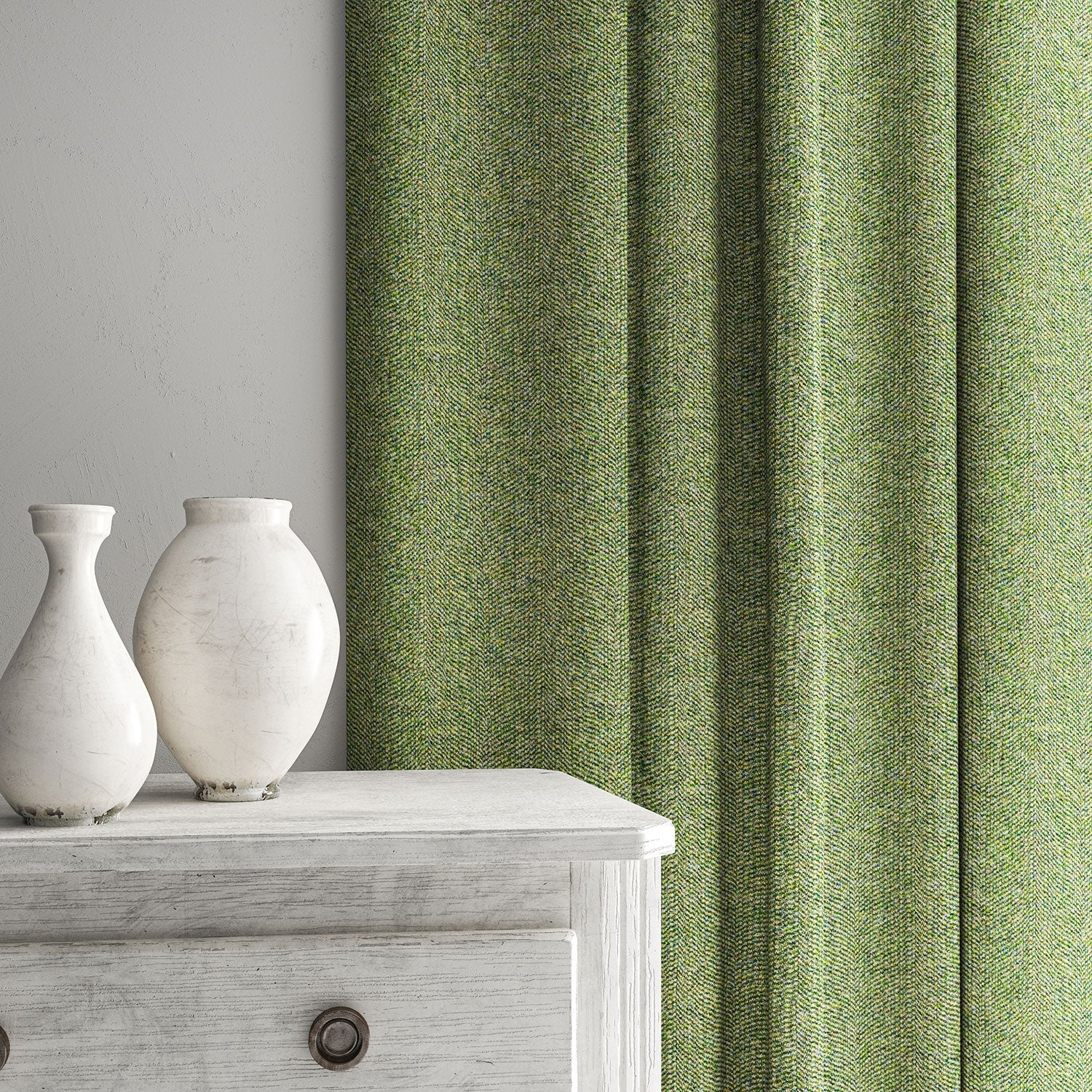 Linwood Foss Limegrass FR Made to Measure Curtains