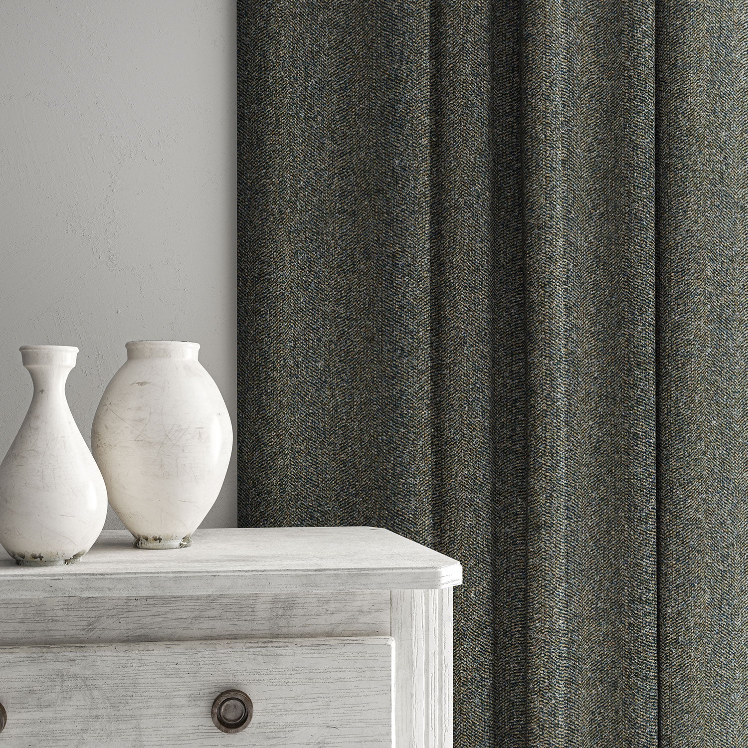 Linwood Foss Midnight FR Made to Measure Curtains