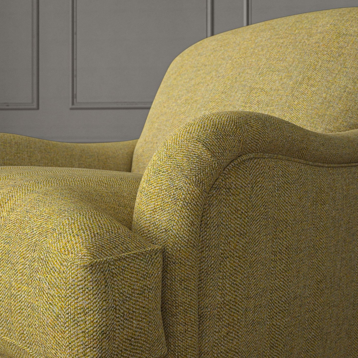 Linwood Foss Ochre FR Made to Measure Curtains