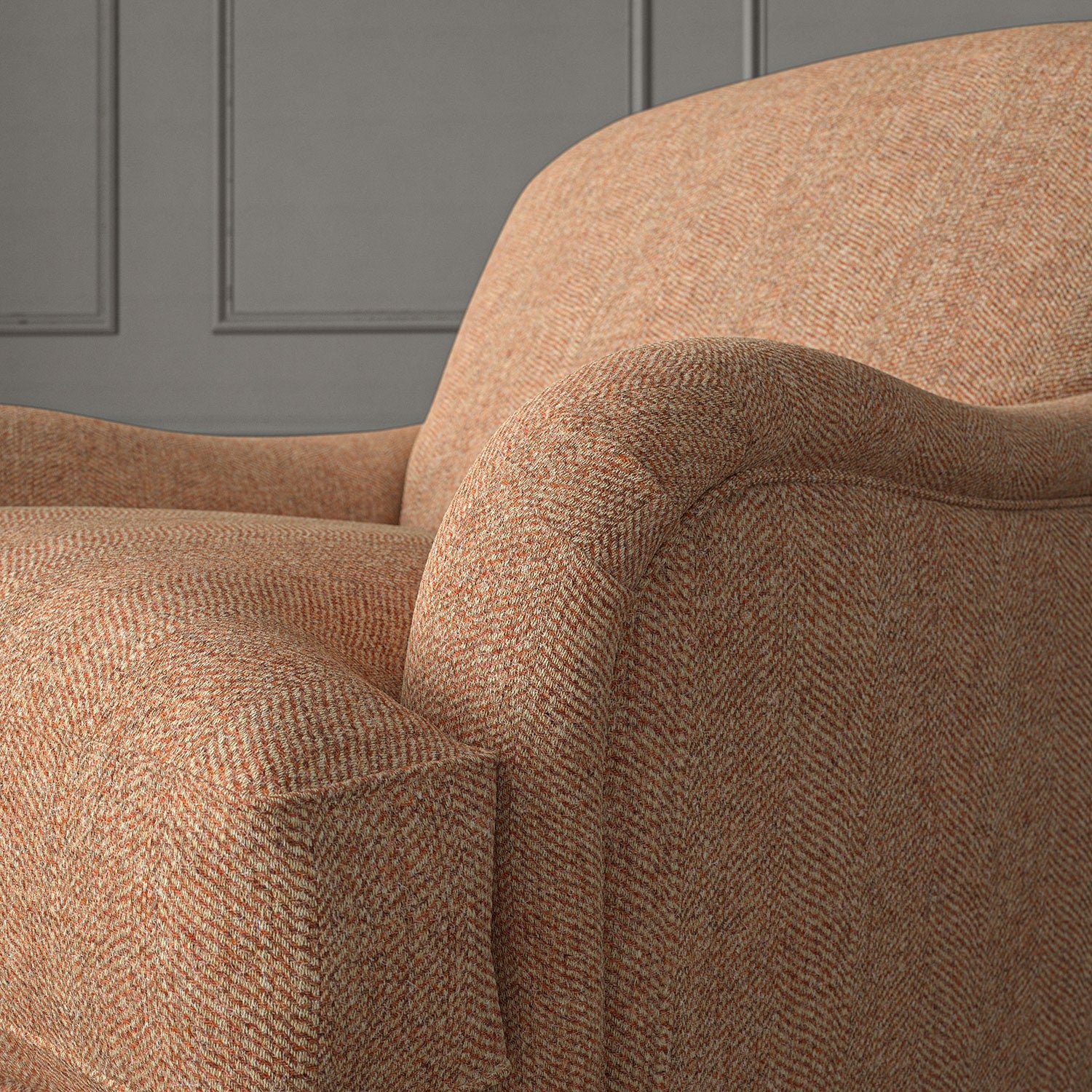 Linwood Foss Pale Ginger FR Made to Measure Curtains