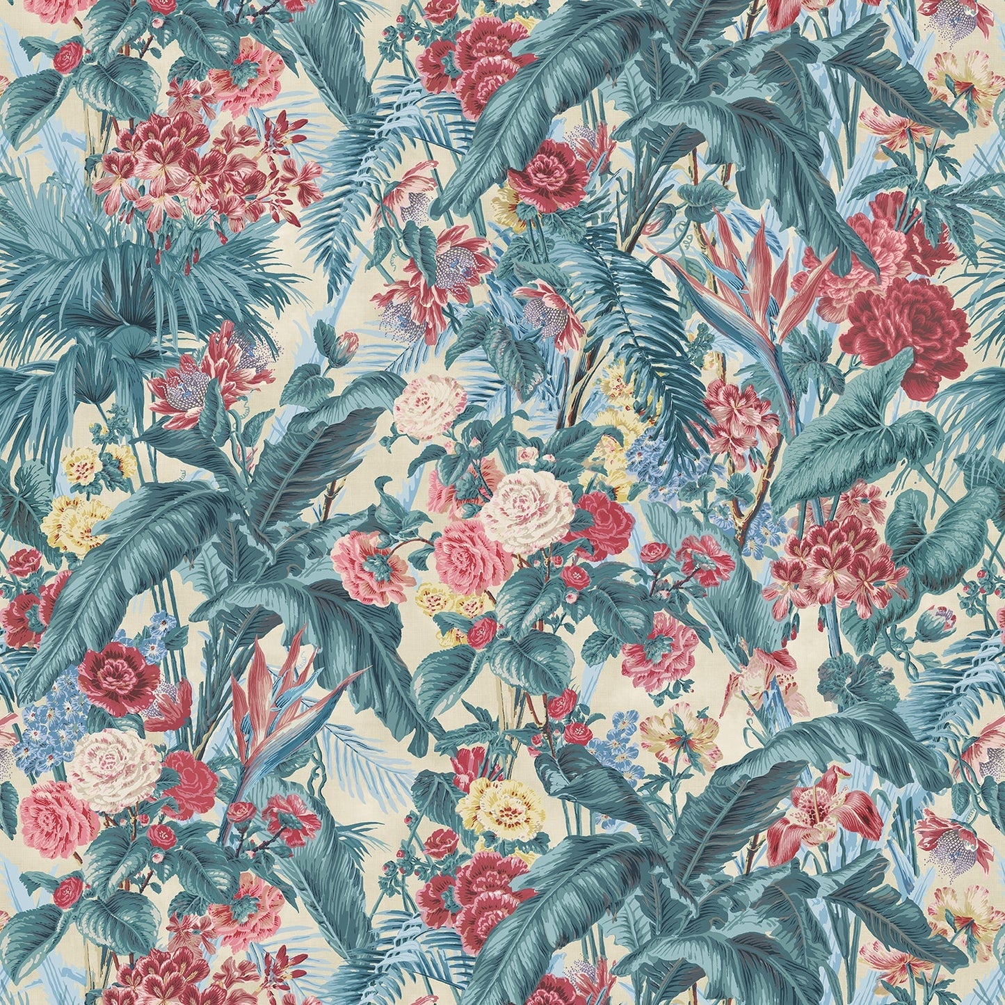 Linwood Kahanu Rose Made to Measure Curtains