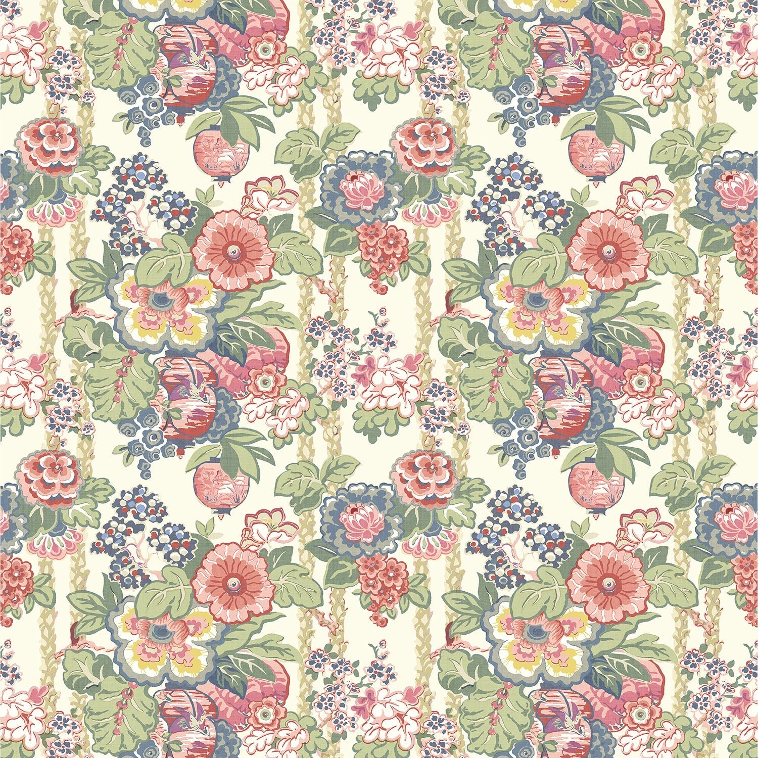 Linwood Louis Blossom FR Made to Measure Curtains