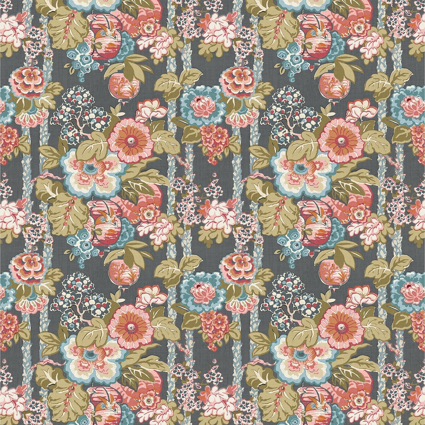 Linwood Louis Ginger FR Made to Measure Curtains