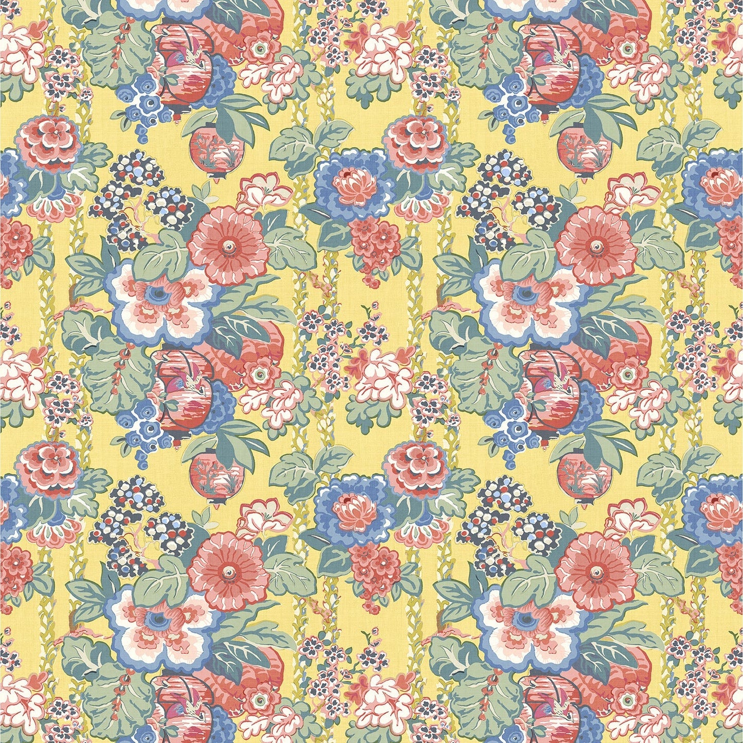 Linwood Louis Lucky Yellow Made to Measure Curtains