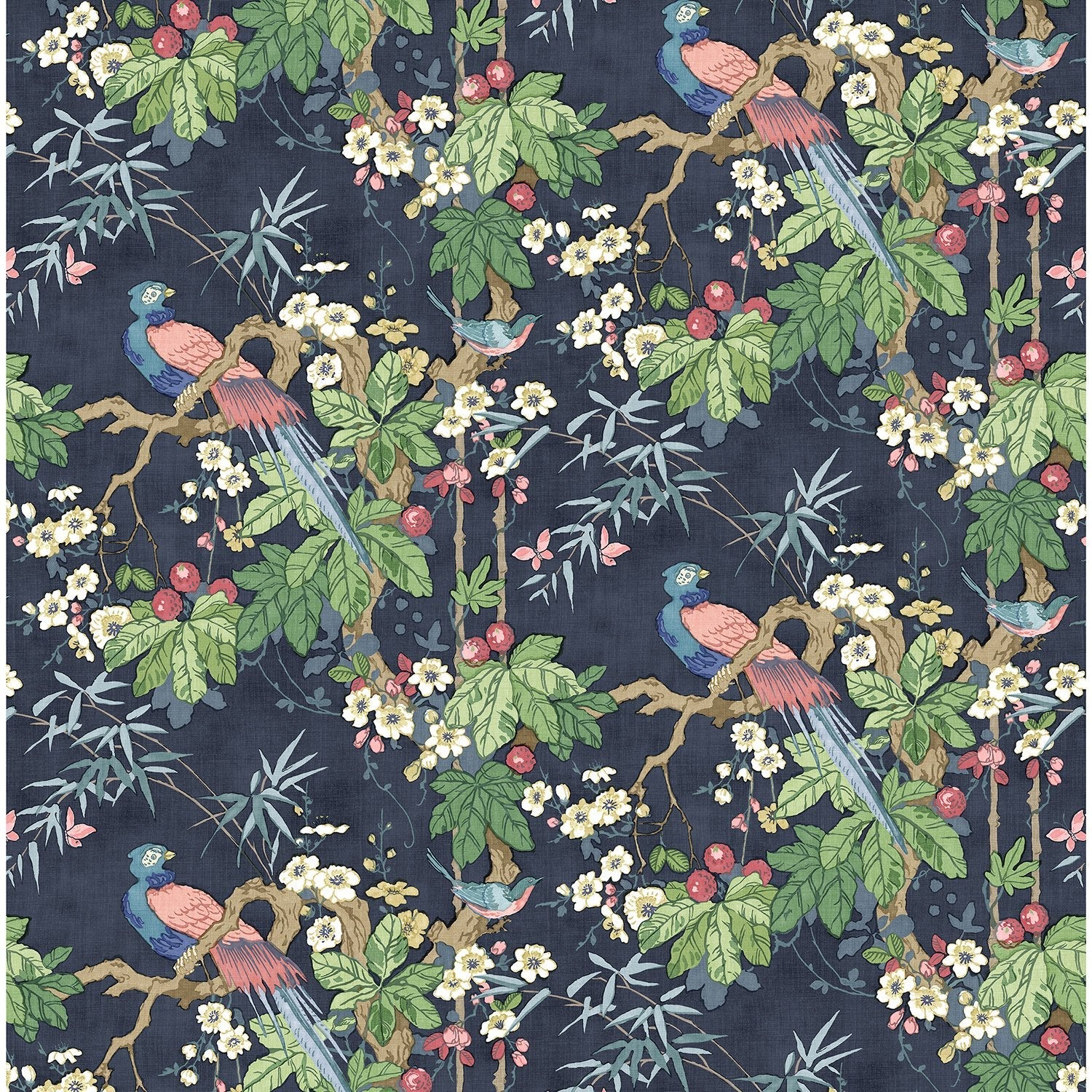 Linwood Miji Navy Made to Measure Curtains