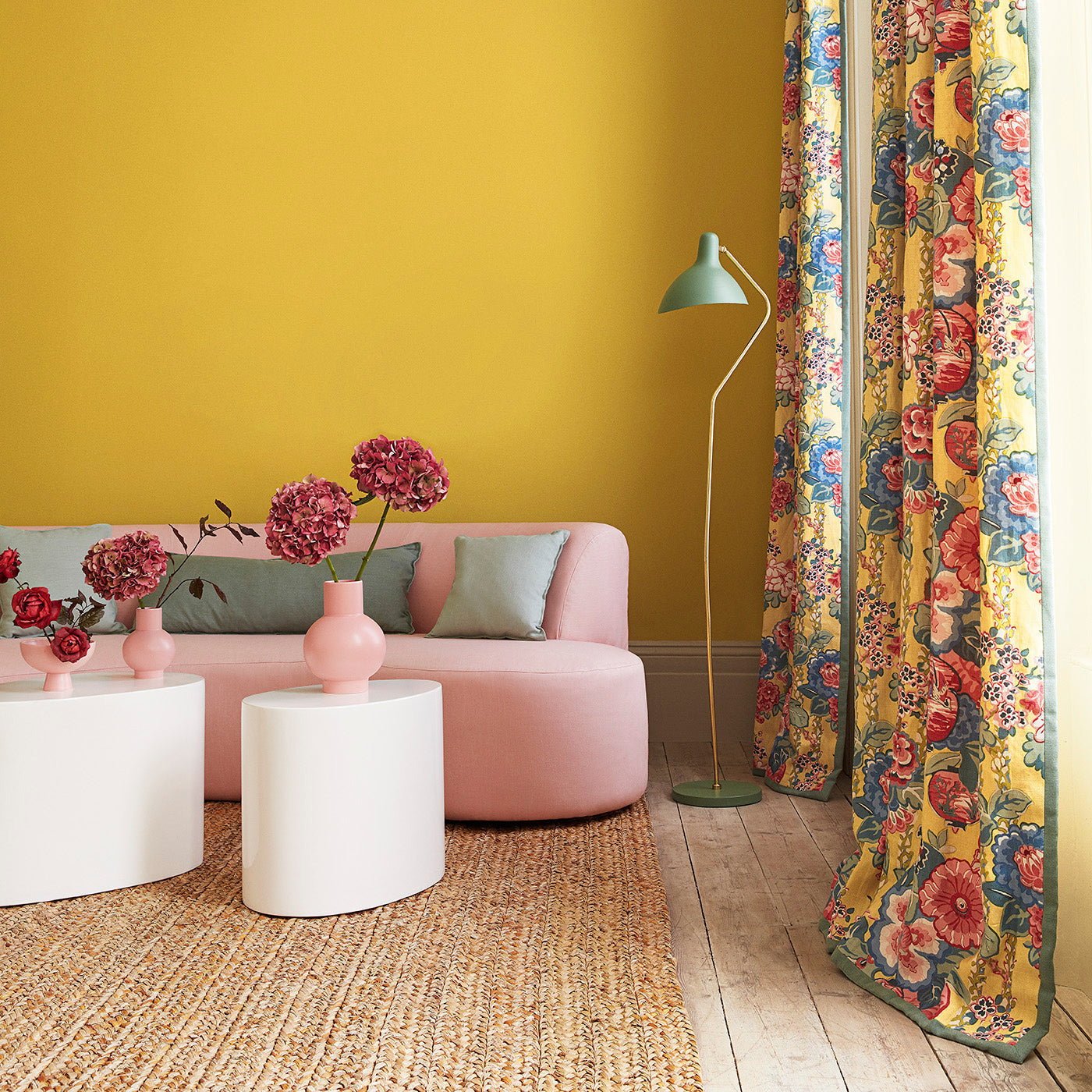 Linwood Louis Lucky Yellow Made to Measure Curtains