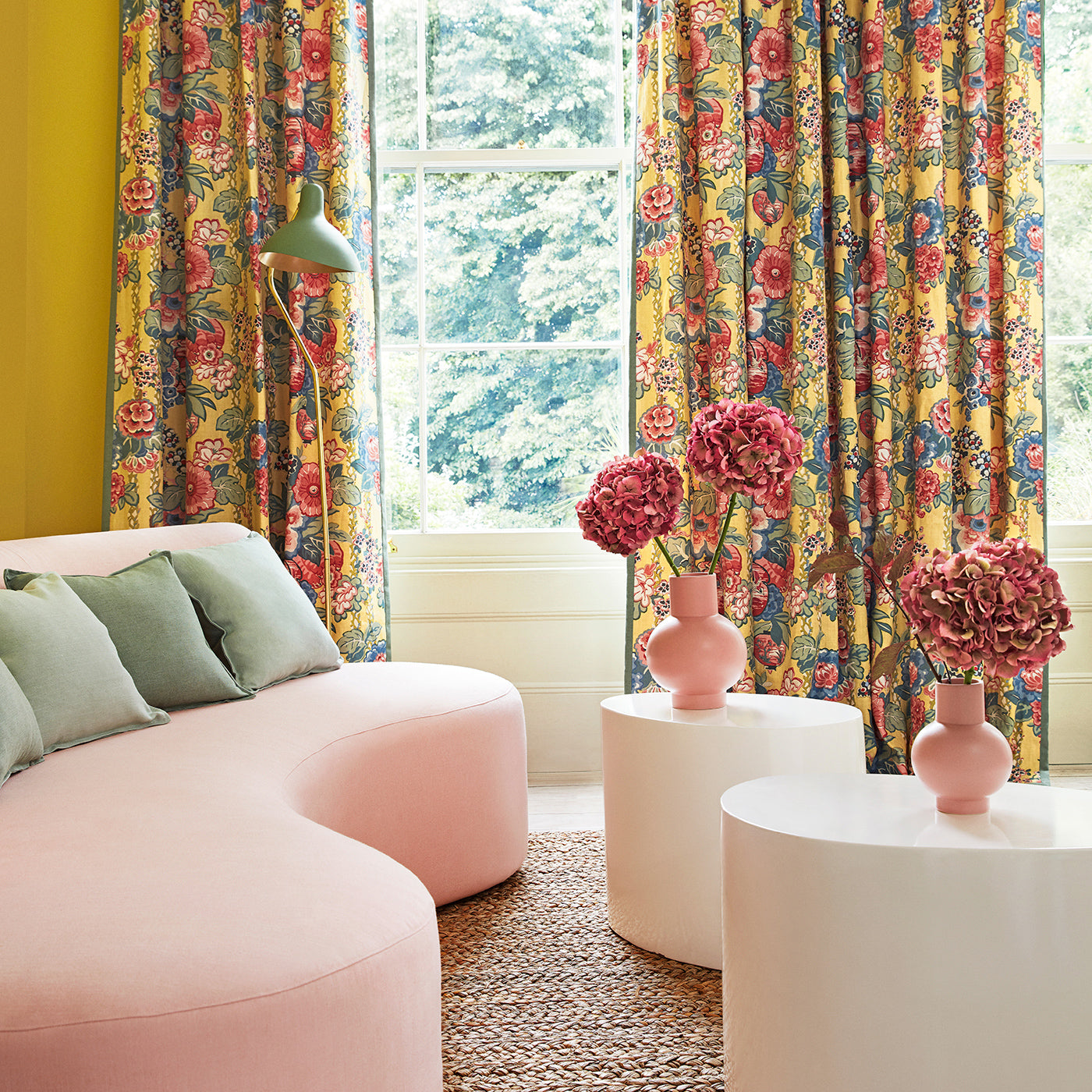 Linwood Louis Lucky Yellow Made to Measure Curtains