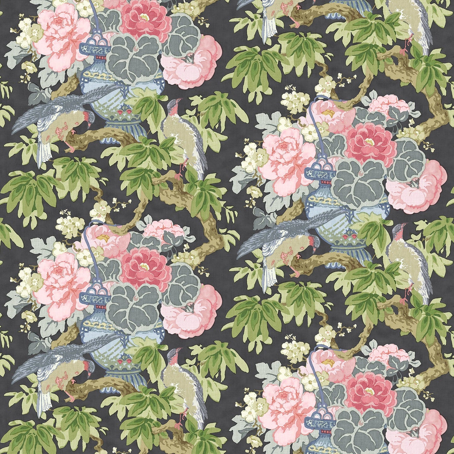 Linwood The Royal Garden Twilight Made to Measure Curtains