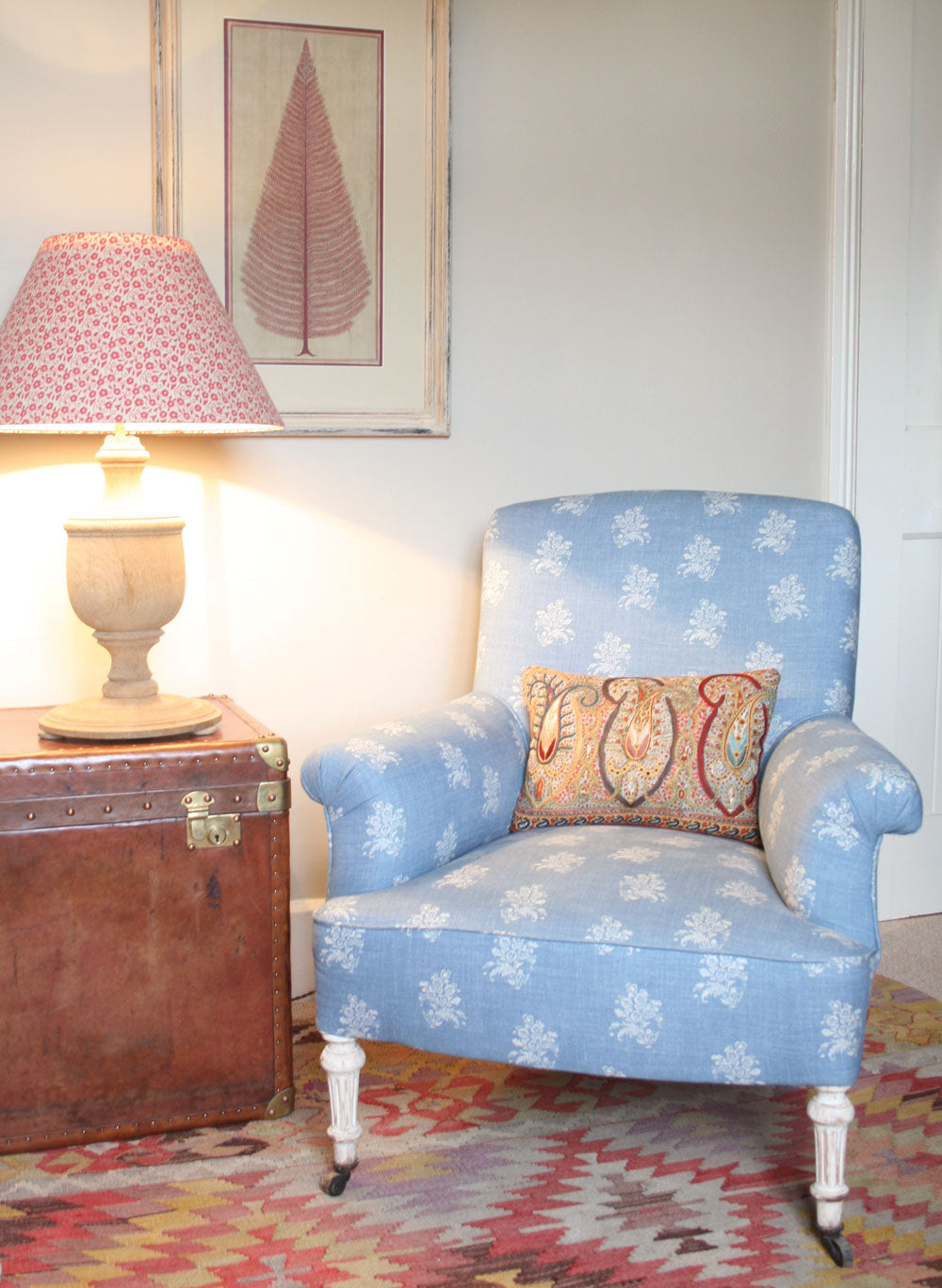 Kate Forman Agnes Blue Made to Measure Roman Blinds – image 4