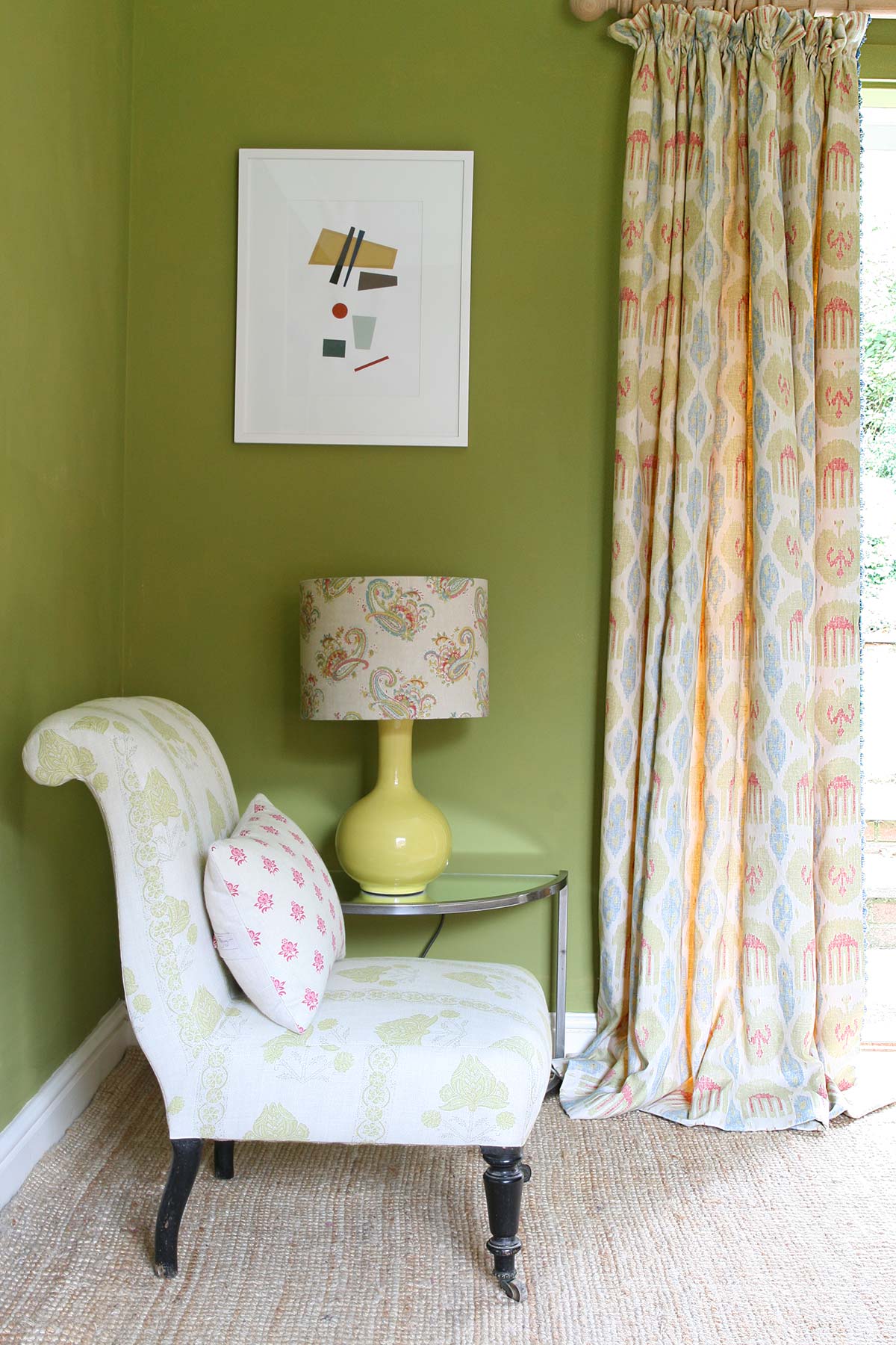 Kate Forman Jag Blue Green Made to Measure Roman Blinds – image 4