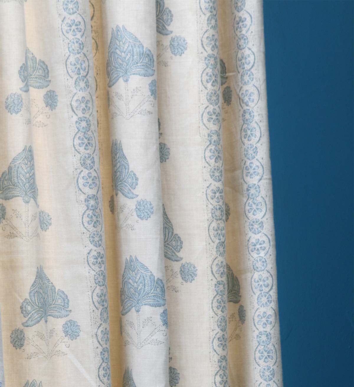 Kate Forman Malika Blue Made to Measure Curtains – image 3