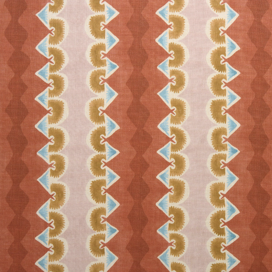Brick Red - Taiki, Maru Collection by Linwood - fabric